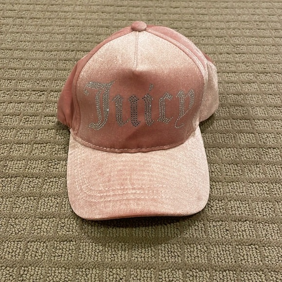 Juicy Couture Accessories - Juicy Couture velvet baseball  cap